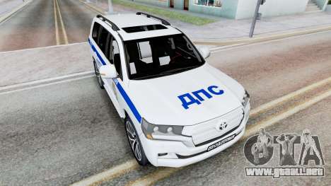 Toyota Land Cruiser 200 Police para GTA San Andreas
