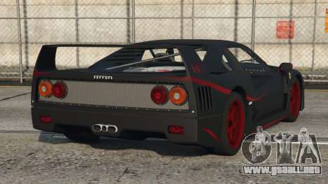 Ferrari F40 Gunmetal