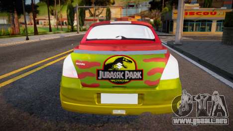 Jurassic Park Suzuki Swift Dzire para GTA San Andreas
