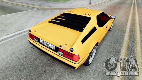 BMW M1 (E26) 1980 para GTA San Andreas