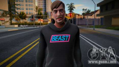 Mr Beast Skin para GTA San Andreas