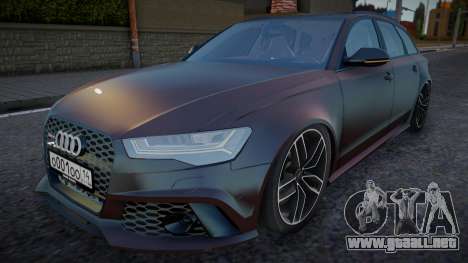 Audi RS6 C7 Diamond para GTA San Andreas