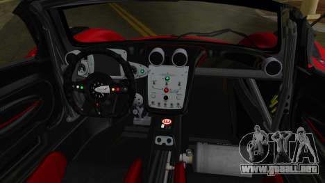 Pagani Zonda R TT Black Revel para GTA Vice City