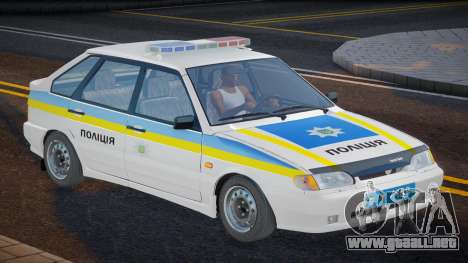 Vaz 2114 Police Ukraine para GTA San Andreas