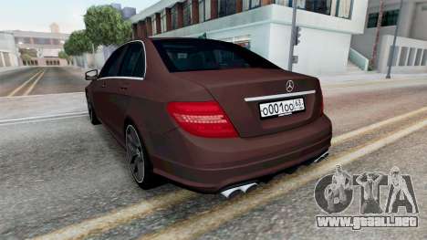 Mercedes-Benz C 63 AMG (W204) Cowboy para GTA San Andreas