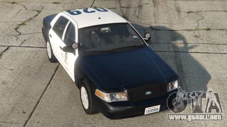 Ford Crown Victoria LAPD Eerie Black