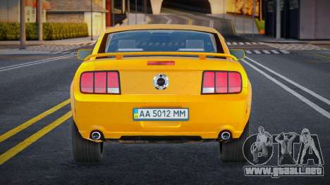 FORD MUSTANG GT 2005 V3 para GTA San Andreas