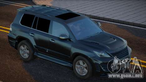 Lexus LX 570 INVADER Black para GTA San Andreas