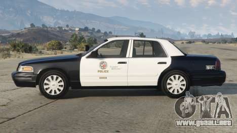 Ford Crown Victoria LAPD Eerie Black