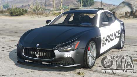 Maserati Ghibli Police 2014