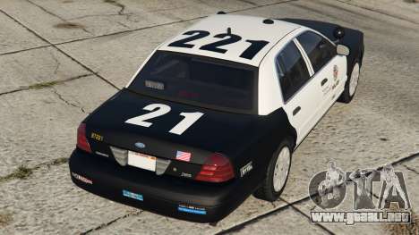 Ford Crown Victoria LAPD Raisin Black