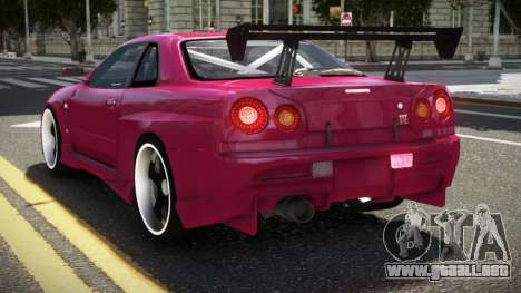 Nissan Skyline R34 Tuning R para GTA 4