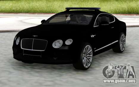 Bentley Continental Police para GTA San Andreas
