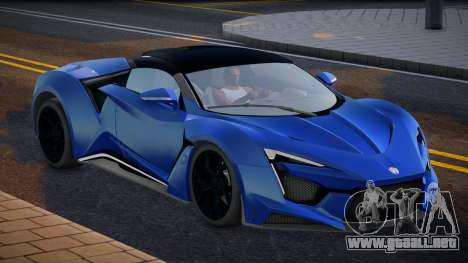 Lykan HyperSport Blue para GTA San Andreas