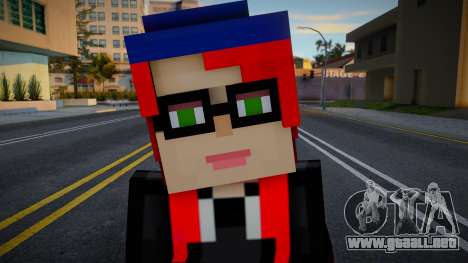 Minecraft Story - Cassie MS para GTA San Andreas