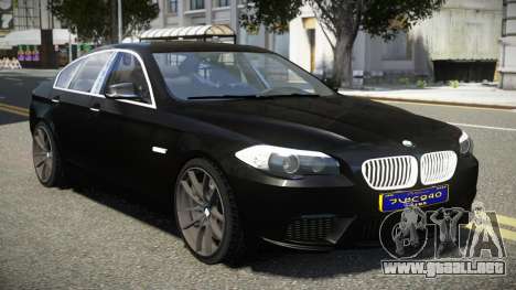 BMW M5 F10 550i para GTA 4