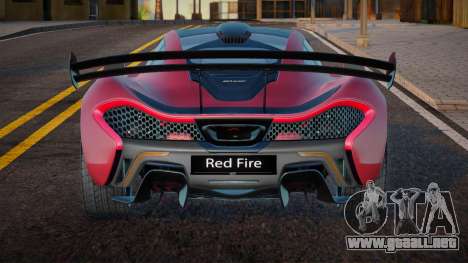 McLaren P1 Red para GTA San Andreas