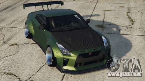 Nissan GT-R Wide Body (R35) Green Pea