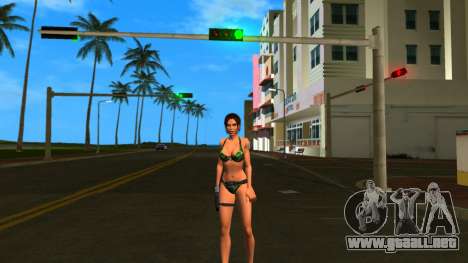 Lara Croft Camo Bikini para GTA Vice City