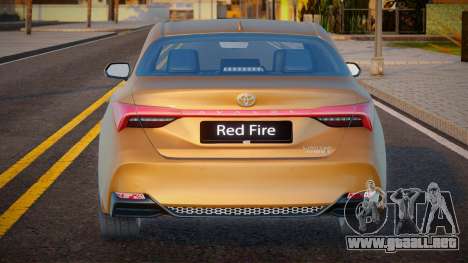 Toyota Avalon Red Fire para GTA San Andreas