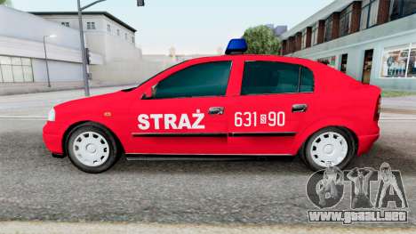 Opel Astra 5-door Straz (G) para GTA San Andreas