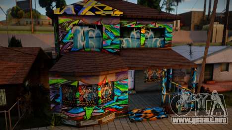 Graffiti Street House para GTA San Andreas