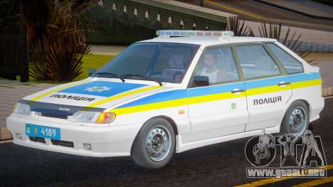 Vaz 2114 Police Ukraine para GTA San Andreas