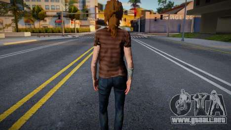 Skin de Ellie del Prologo de The Last of Us 2 para GTA San Andreas