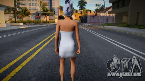 Chica en una toalla para GTA San Andreas