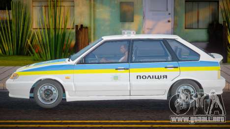 Vaz 2114 Police Ukraine para GTA San Andreas