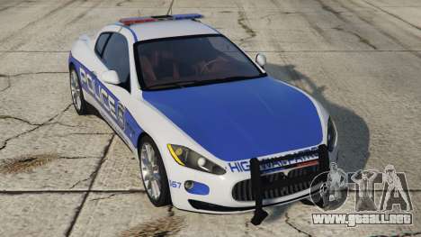 Maserati GranTurismo Highway Patrol (M145)