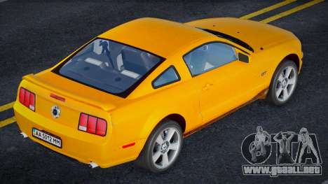 FORD MUSTANG GT 2005 V3 para GTA San Andreas