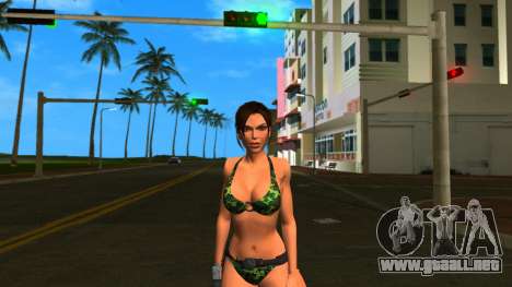 Lara Croft Camo Bikini para GTA Vice City