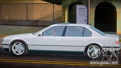 BMW L7 E38 White para GTA San Andreas