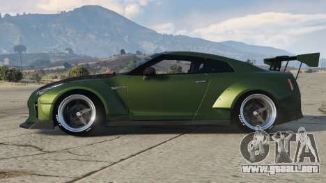 Nissan GT-R Wide Body (R35) Green Pea