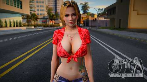 Tina Armstrong Loco Moco Vacation 1 para GTA San Andreas