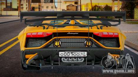 Lamborghini Aventador Oni para GTA San Andreas