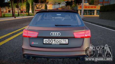 Audi RS6 C7 Diamond para GTA San Andreas