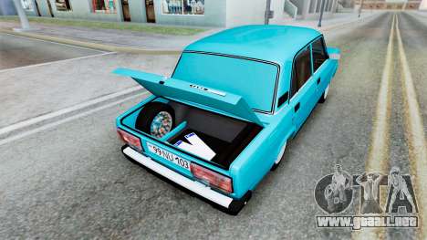 Lada Zhiguli (2107) Robin Egg Blue para GTA San Andreas