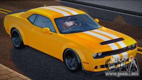 Dodge Challenger Yellow para GTA San Andreas