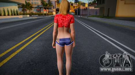 Tina Armstrong Loco Moco Vacation 1 para GTA San Andreas