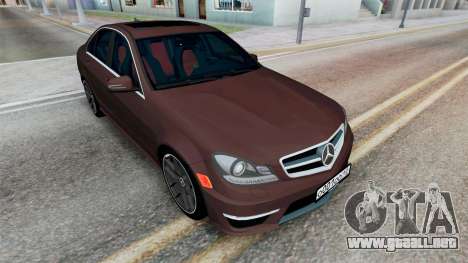 Mercedes-Benz C 63 AMG (W204) Cowboy para GTA San Andreas