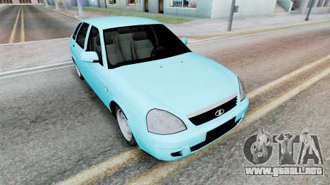 Lada Priora (2172) Sky Blue para GTA San Andreas