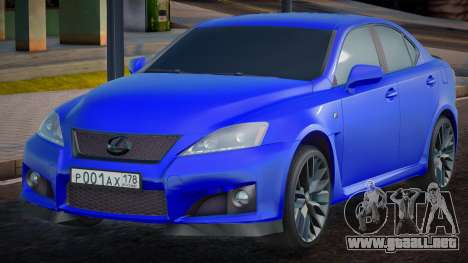 Lexus IS F Blue para GTA San Andreas