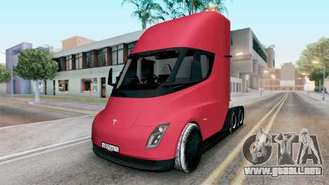 Tesla Semi Well Read para GTA San Andreas