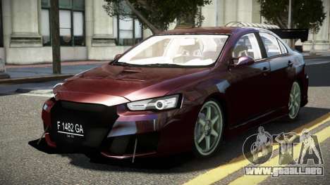 Mitsubishi Lancer Evolution X SN V1.1 para GTA 4