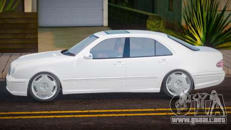 Mercedes-Benz E55 AMG (W210) White para GTA San Andreas