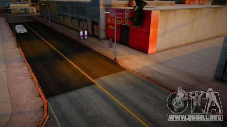 Carreteras con grietas y parches para GTA San Andreas