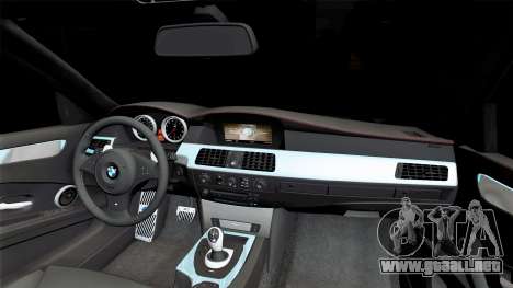 BMW M5 (E60) Blackcurrant para GTA San Andreas