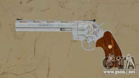 Colt Python 8 inch wood grips para GTA Vice City